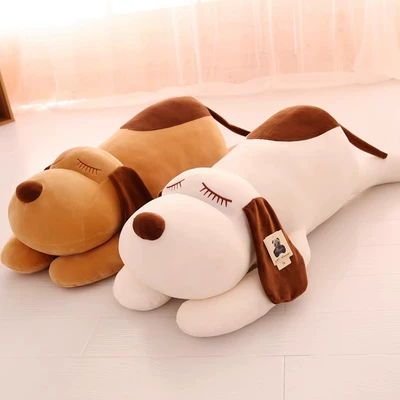 Puppy Plush Pillow Car Ornament Children's Sleeping Doll Birthday Gift Stress Relief Toy