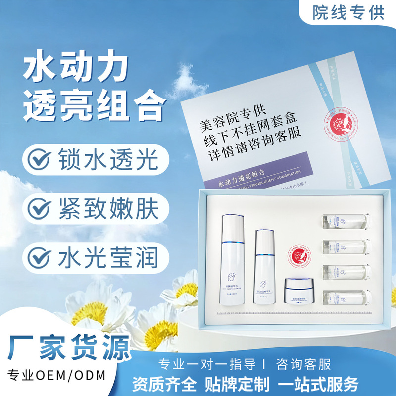 Hydrodynamic Translucent Combination Beauty Salon Special Supply Kit Hyaluronic Acid Deep Hydration Moisturizing Strong Penetration Wholesale