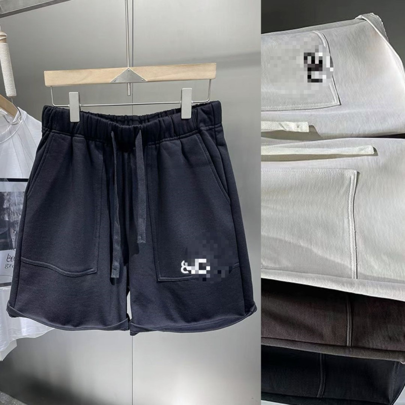 Summer Loose Shorts with 3D Embroidery Trendy Five-Point Pants Versatile Casual Men's Sports Shorts Solid Color Wholesale Summer Loose Shorts with 3D Embroidery Trendy Five-Point Pants Versatile Casual Men's Sports Shorts Solid Color Wholesale