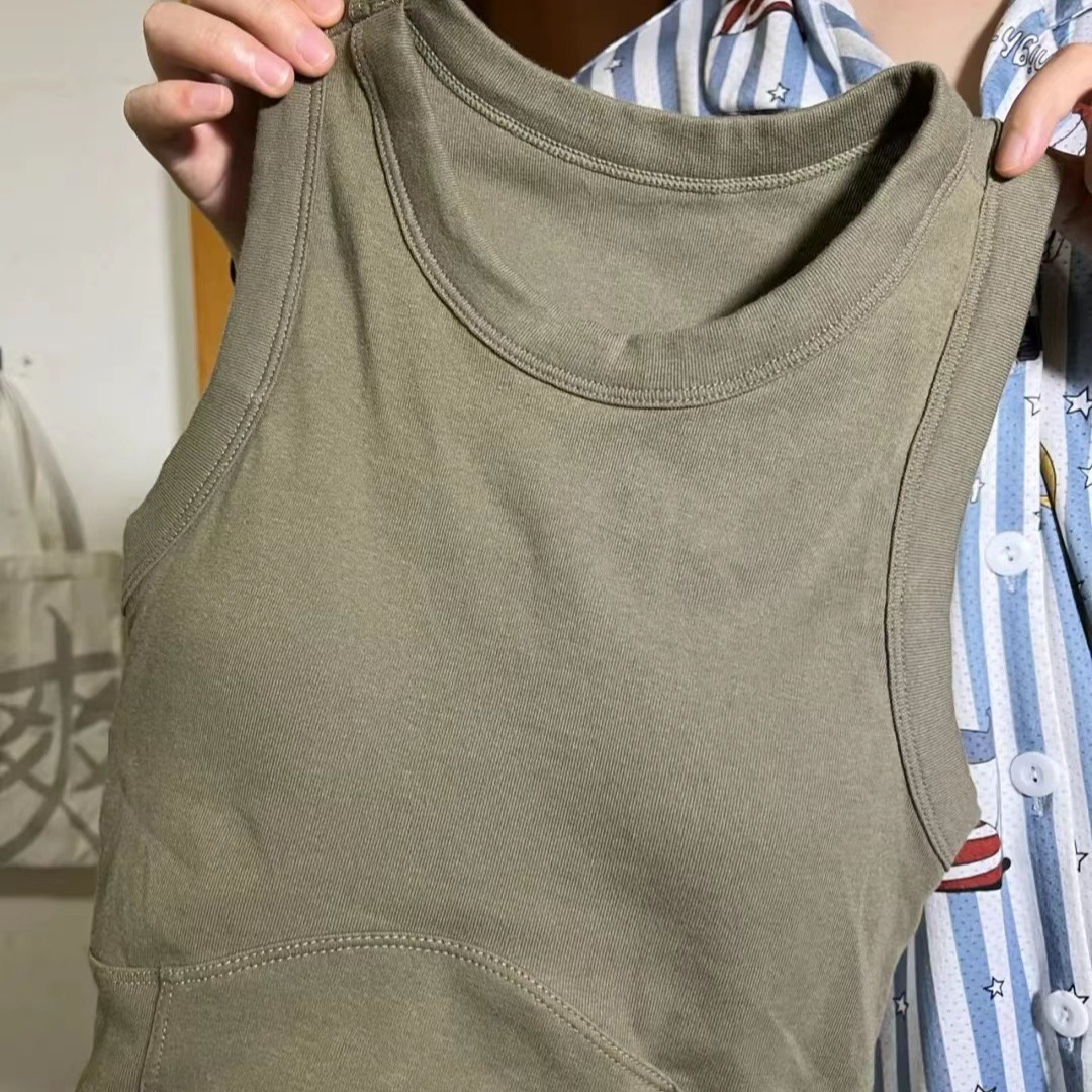 METWO camisola en forma de I en vivo de látex sin costuras slim fit con almohadilla en el pecho belleza espalda chaleco envuelto pecho desgaste exterior