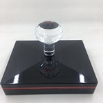 定刻水晶印章光敏印章LOGO章方形图案章牛皮纸袋纸箱大印章包邮