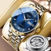 【690 English Calendar-Mechanical model】 Golden Blue Noodles