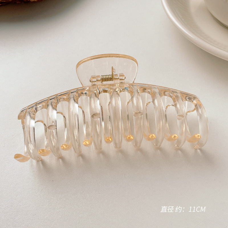 2025新款发夹女后脑勺抓夹鲨鱼夹发卡高级感发抓慵懒风盘发夹头饰|undefined
