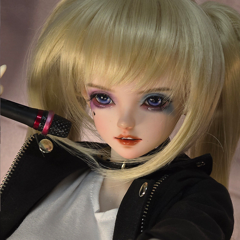 Cosplay Harley Quinn Fantasy Spring Doll 3 Points 60cm Demon Silicone Humanoid Doll Figure