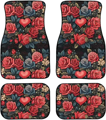 Floor Mats Amazon Cross-Border American – Avtomobil döşəmə paspasları - car-floor-mats-22-3344cm-two-piece-set