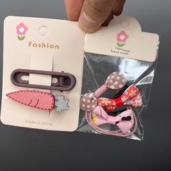 About a hundred simple flower hair clips, card paper, live broadcast room card clips, card head hanging cards, diy jewelry cards