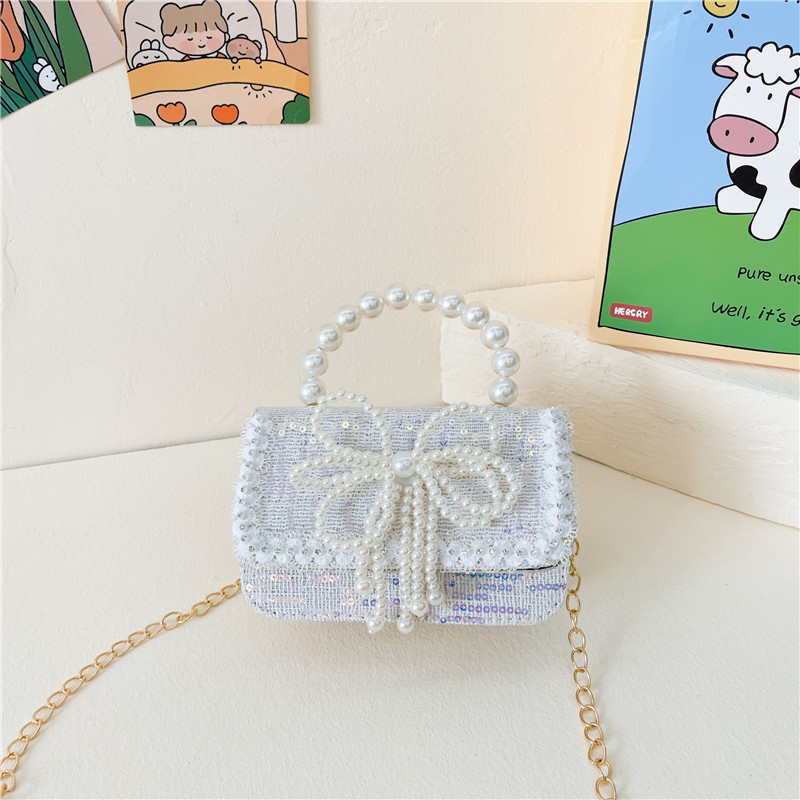 Baja de arco para niños ropa para niños bolsas lindas bolsas de cambio 2024 nuevo pañuelo de cáscara dura bolsas de tramo inclinadas bolsas de princesa de niñas