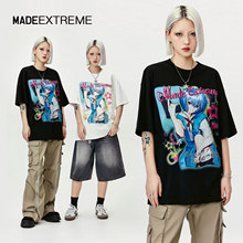 MADEEXTREME美式街头印花EVA绫波丽朋克复古短袖t恤男Vintage Tee