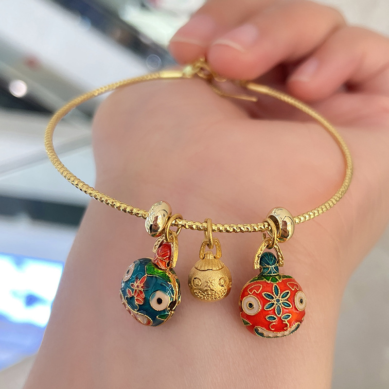 Cute Cartoon Copper Plating Bangle 1 Piece