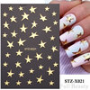 Nail stickers, silver adhesive fake nails solar-powered for nails, suitable for import, new collection