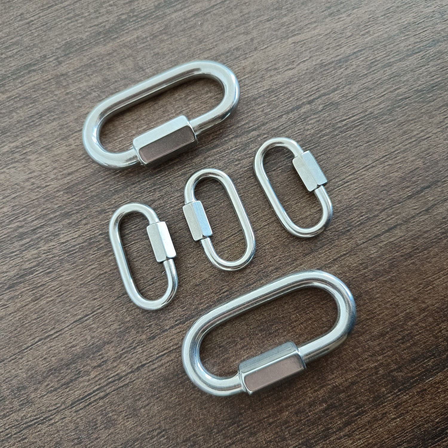 不锈钢快速链接环  链条扣 跑道扣 梅陇锁连接保险扣登山扣