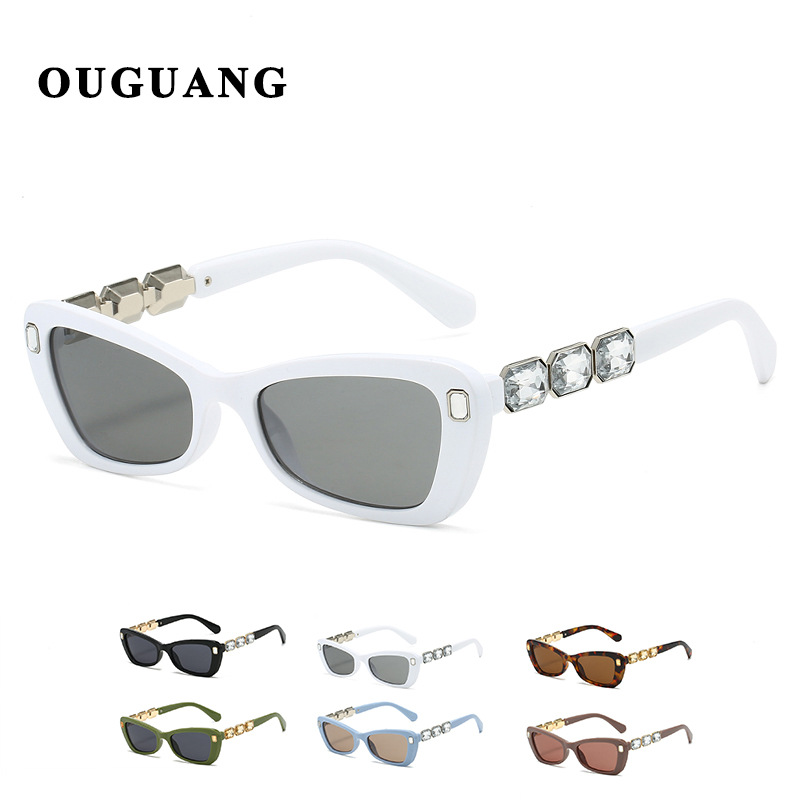 Millennium Style Y2K Hot Girl Red Red Gafas de sol para mujeres ins Street Shooting Protector solar Gafas de sol con diamantes Comercio exterior transfronterizo europeo y americano