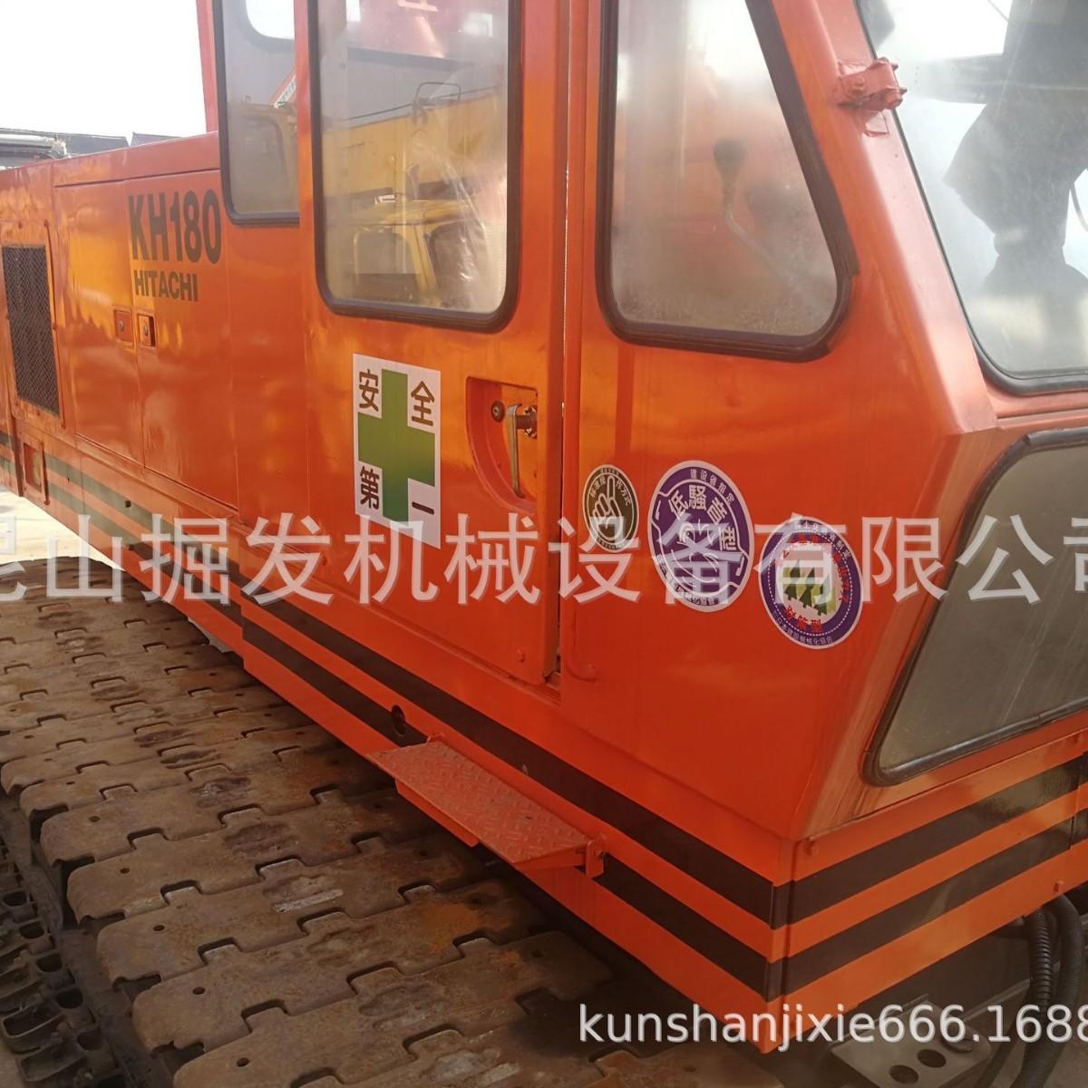 二手HITACHI 35吨50吨55吨吊车日立履带吊KH125 KH150 KH180
