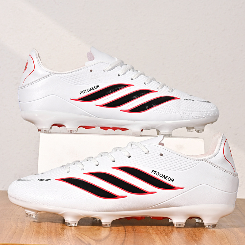 Tenis de Fútbol de Caña Baja para Entrenamiento Tacos Largos y TF Suela TPU y Gamuza Ligero image 7