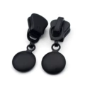 No. 8 resin slider [1 piece] black disc l6-64