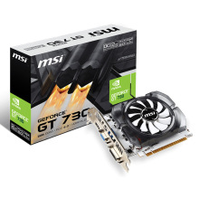 适用迷你短小机箱 微星MSI GT730 2G 独显 静音 ITX 办公电脑亮机