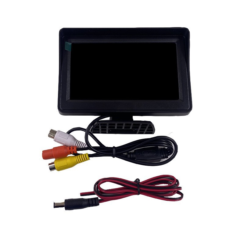 4.3inch Car-mounted monitor, non-destructive, no wiring required, easy to install, 12v reversing image, full-color high-definition night vision camera