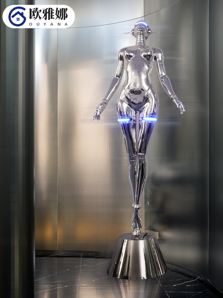 机械姬雕塑空山基Sexyrobot女神大型科技人物摆件酒吧KTV潮流装饰