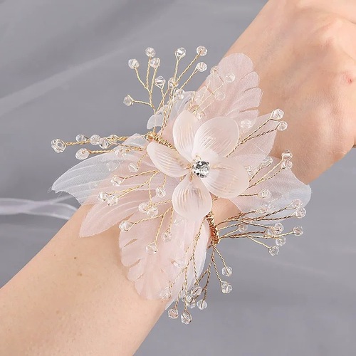 Bridesmaid's wrist flower forest style bride's wrist flower Korean style beautiful Western style super fairy sister group dancing butterfly