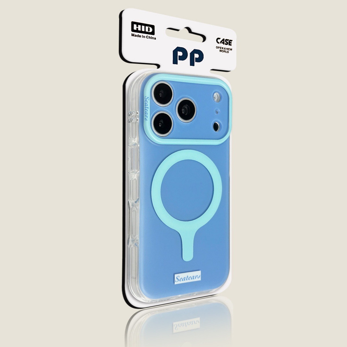 Funda Magnética para iPhone 17 Pro Max y 16 de Acrílico con Absorción Magnética y Anti-caídas