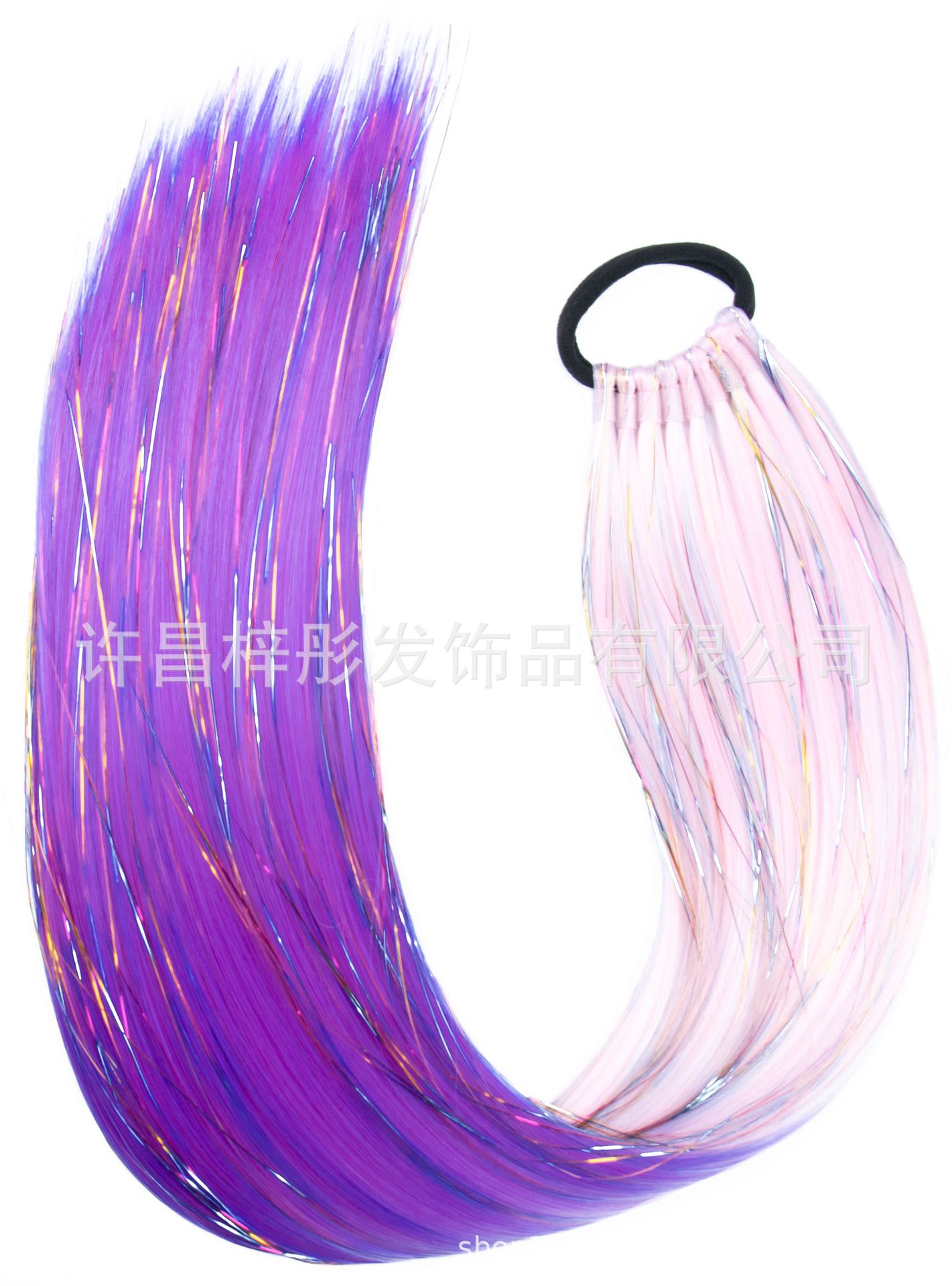 Moda EZ trenza color láser largo caballo cabello peluca color trenza sucia tendencia 9 caballo de oro y plata