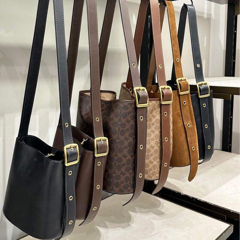 Kou C's High-Quality Bleecer Bucket Bag Large Capacity Autumn and Winter Versatile Retro Single Shoulder Crossbody Bag Underarm