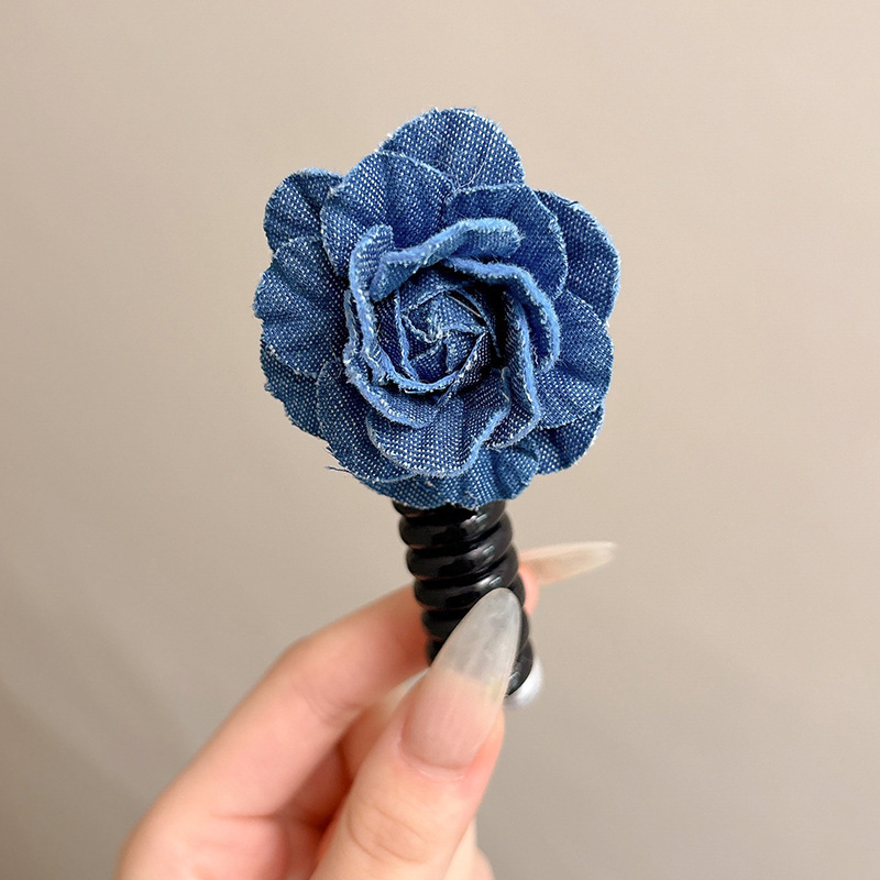 Línea telefónica con lazo, anillo para el cabello, tocado, nueva trenza de burbujas, cuerda para el cabello trenzada, alta elasticidad, sin dañar el cabello, cuerda para atar, banda de goma femenina