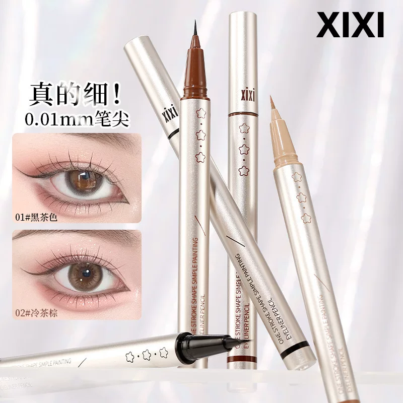 xixi Карандаш для глаз, водостойкая подводка, тени для век, контурирование, без смазывания, для начинающих