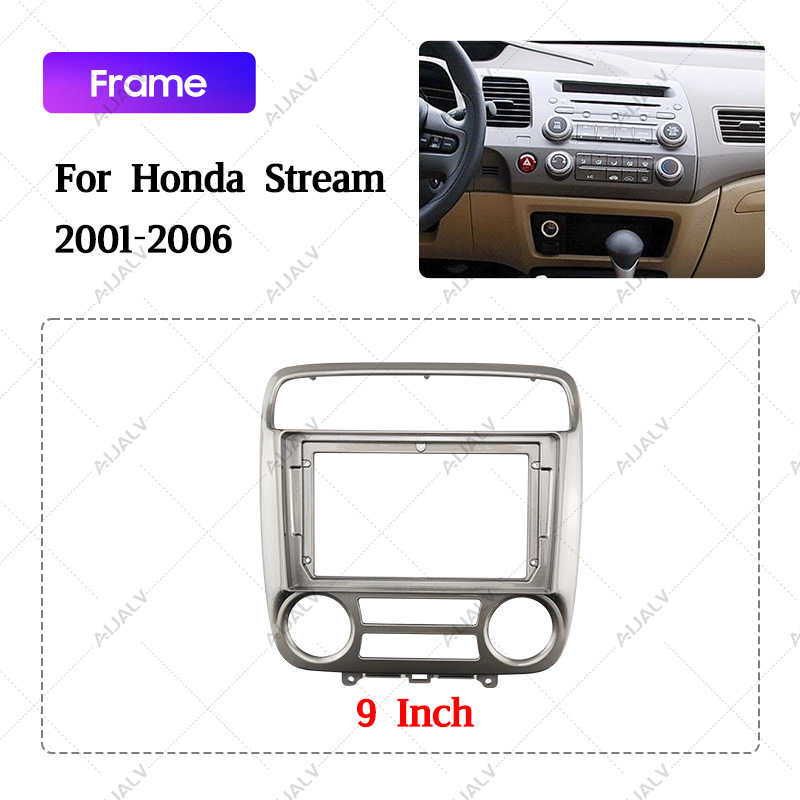 Factory Hot Sale Suitable for 01-06 Honda Shiyun 9inch Car Stereo Android Face Frame Dvd Panel Versatile Frame