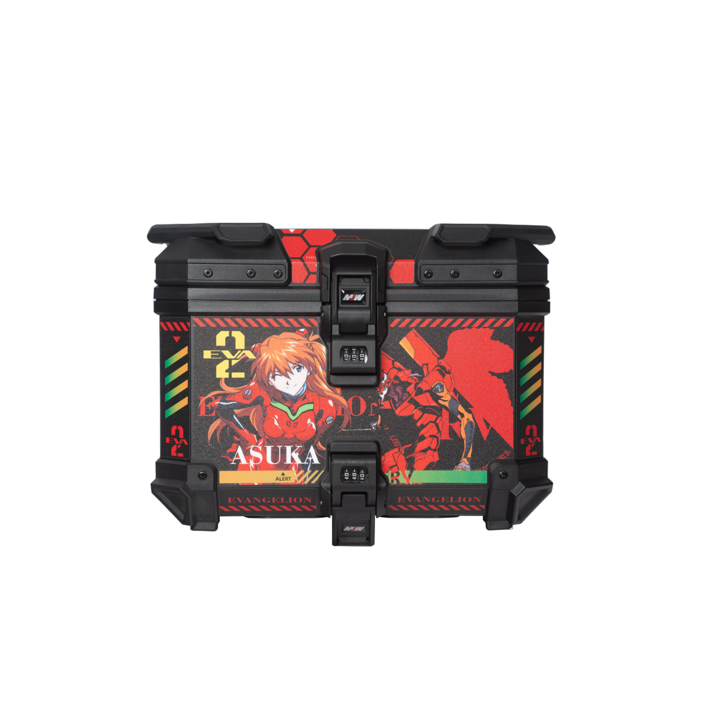New model 45L motorcycle ABS plastic tail box with password lock, large quick-release motorcycle tail box No. 9