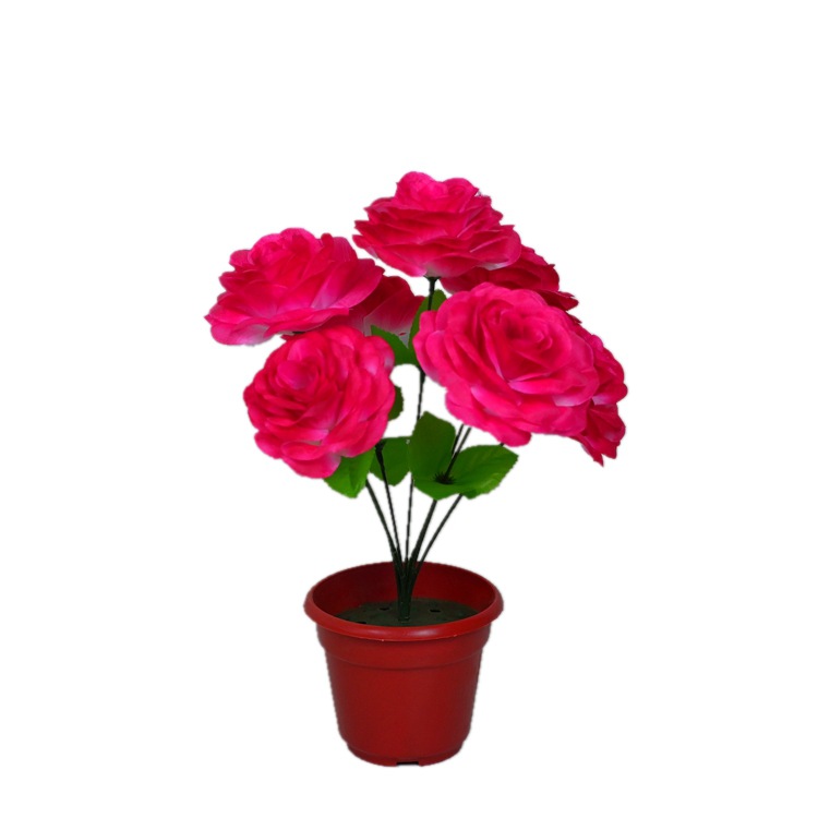 Procesamiento de fábrica de simulación personalizada de 7 flores falsas peonía decoración de flores sacrificio de flores de seda de peonía al por mayor