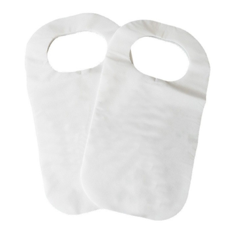 Delantal desechable japonés no tejido langosta mariscos olla caliente barbacoa barbacoa restaurante delantal desechable calidad A