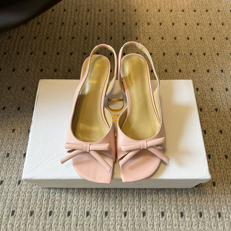 High-End 2026 New European and American Style Genuine Leather Square-Toe Bowknot Stiletto Sexy Open-Toe High-Heeled Sandals with Ankle Strap