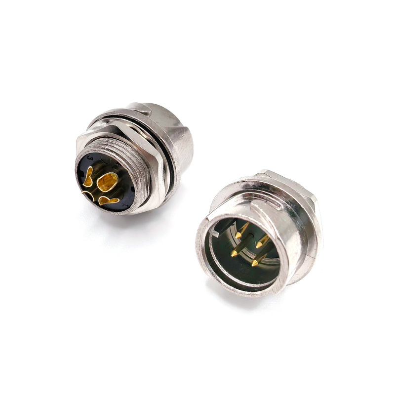 Lf10Wbr-4P Male Connector with Wire Soldering and Rear Locking Panel, Lineconn Lincheng