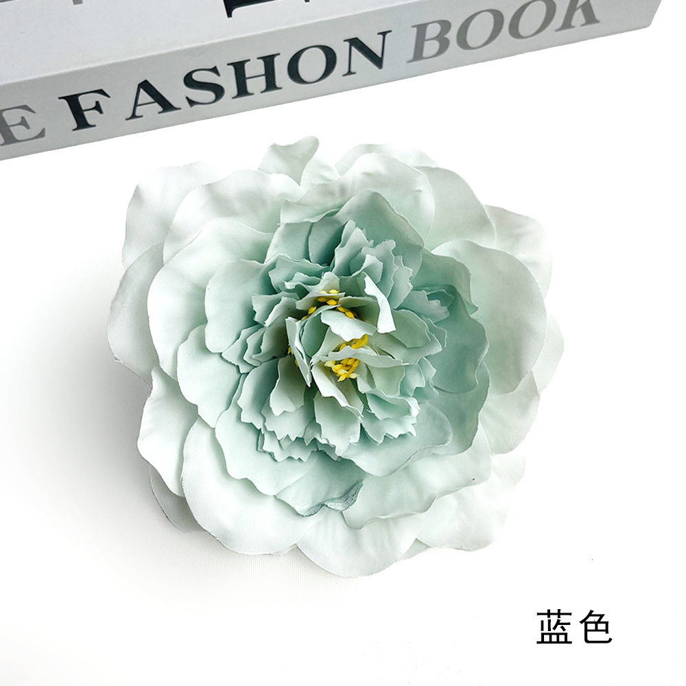 Simulación de flores de peonía estilo Tang estilo europeo Han vestido de boda decor de flores de pinzas estilo antiguo tocado camellia accesorios de fotografía diy