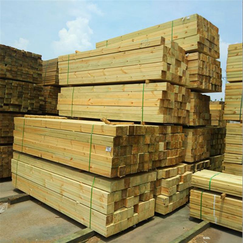 20mm*90mm*3米户外四川防腐木龙骨樟子松木方花园露台围栏装修用