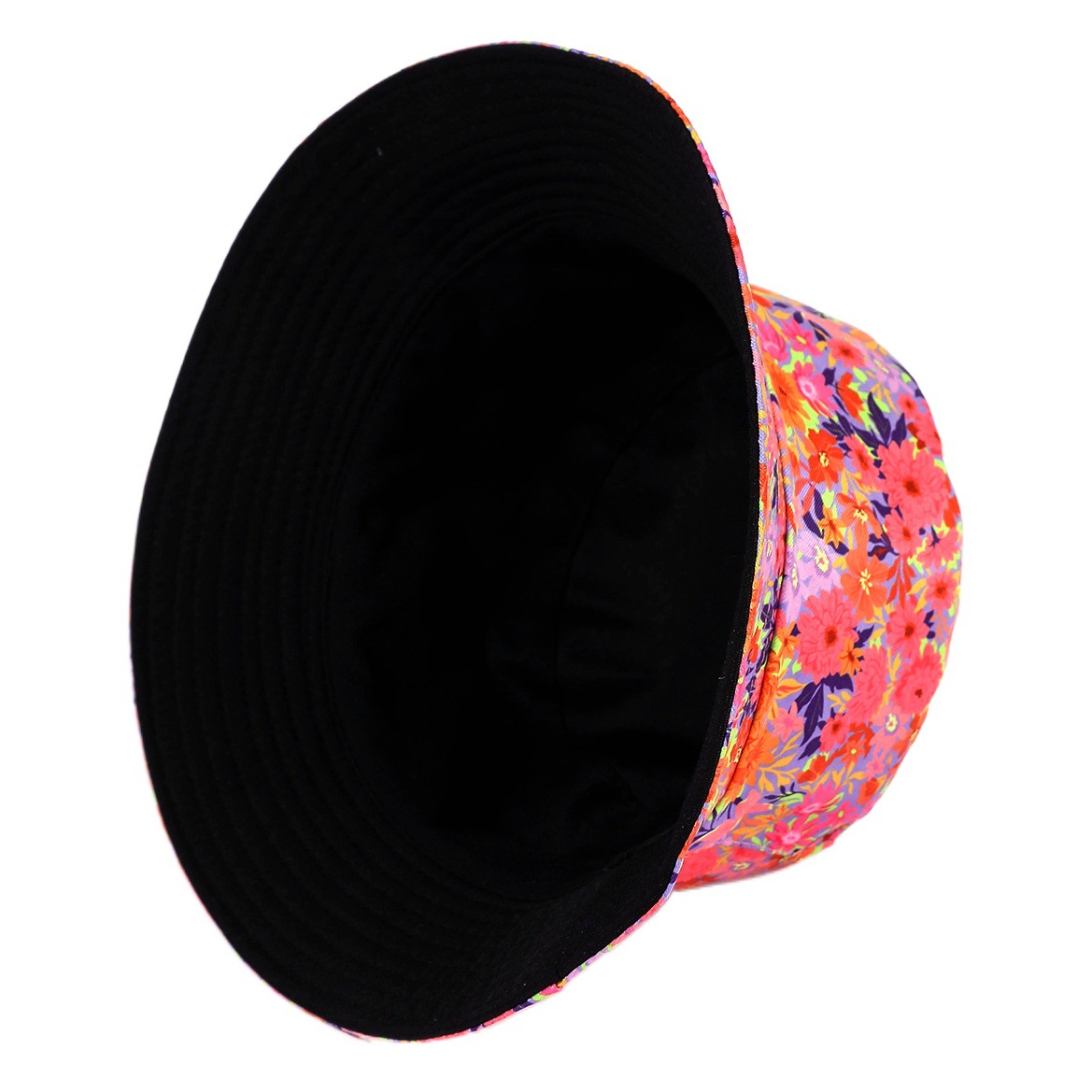 Nuevo sombrero de pescador de las mujeres impreso de doble cara de primavera y otoño sombrero de viaje sombrero de sol sombrero de cubo de los hombres sombrero de la cuenca