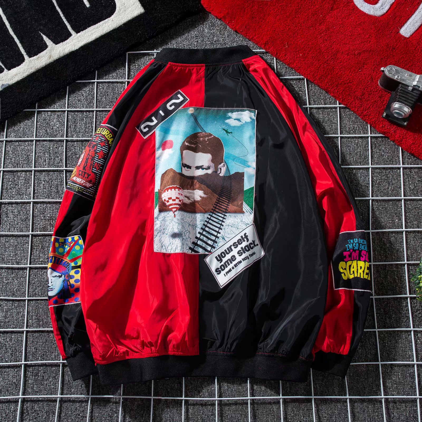 Chaqueta de los hombres primavera y otoño delgada moda coreana delgada chaqueta casual guapo juventud madura ropa de los hombres