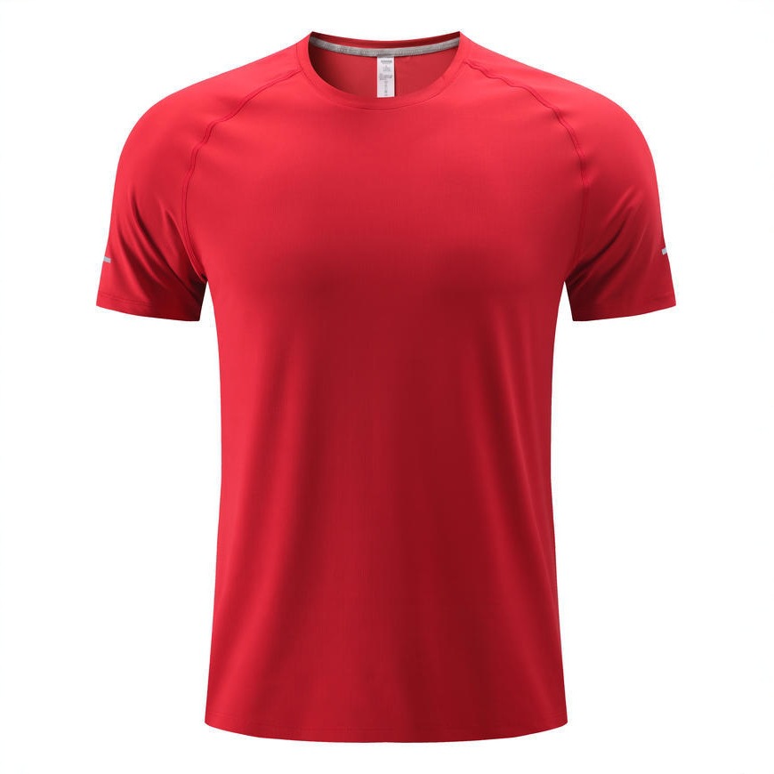 Verano nuevo deporte de moda fitness casual correr frío cómodo transpirable universal camiseta de manga corta de hielo para hombres