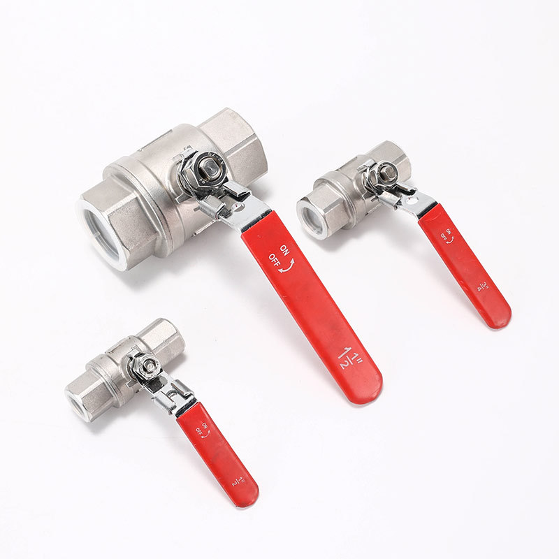 不锈钢304内丝扣阀门 德标二片式开关双内螺纹水管自来水球阀