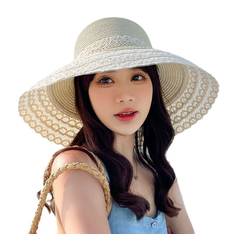Straw beach sun hat, for teenagers, sun protection, UV protection