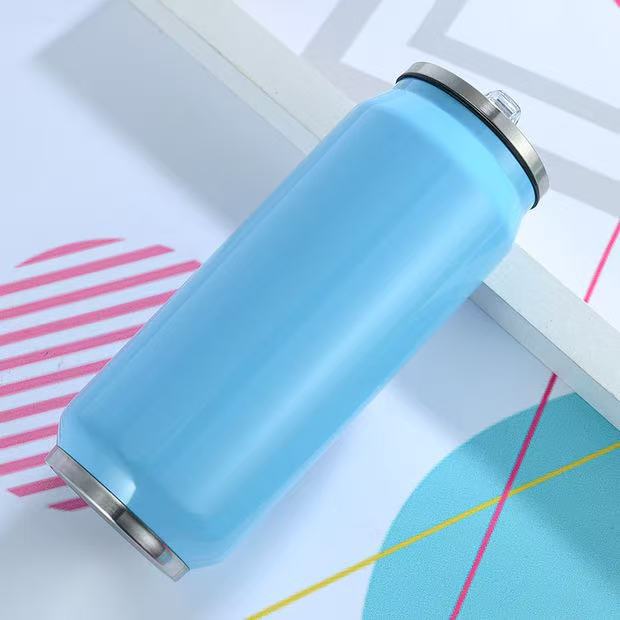 Transfronterizos para latas de dibujos animados creativas tazas de vacío tazas de cola tazas de automóviles personales de aislamiento térmico al por mayor
