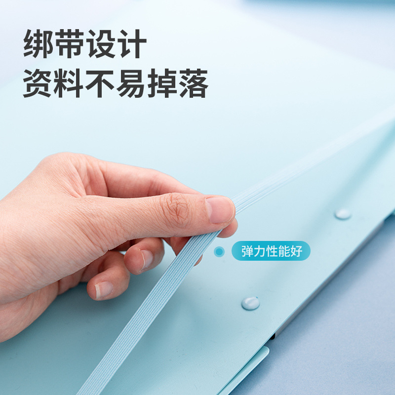 折り畳み可能なa3試巻クリップファイル学生試巻分類整理デスクトップオフィスファイルフォルダ
