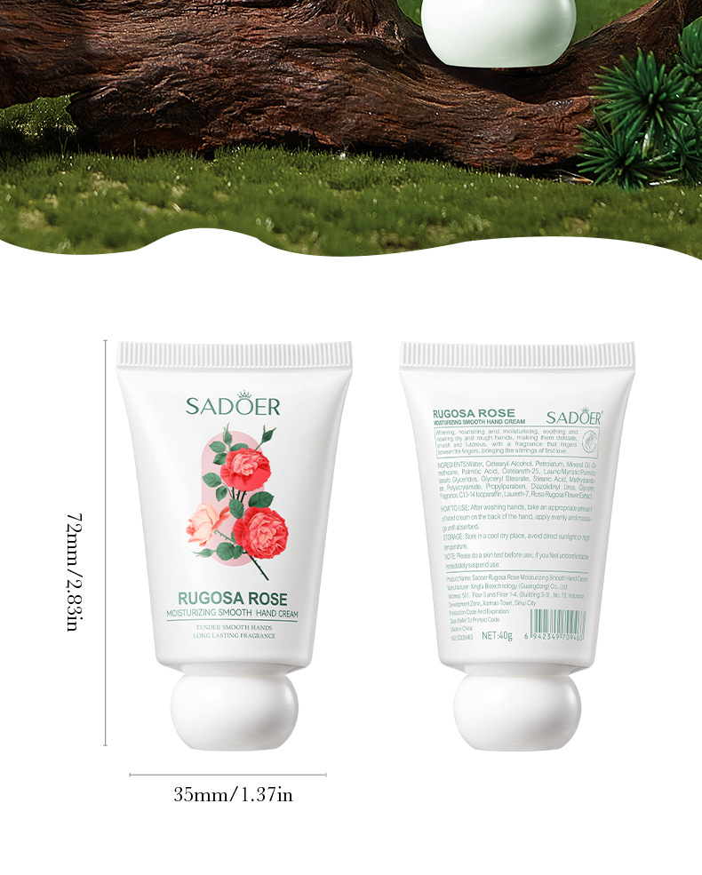 53g Weight Hand Cream Personal Care Type Containing Cream Ingredient 1 Piece Quantity Plastic Material Animal, Flower Pattern Cute, Sweet Style Hand Cream Animal Flower Personal Care Body Care 28