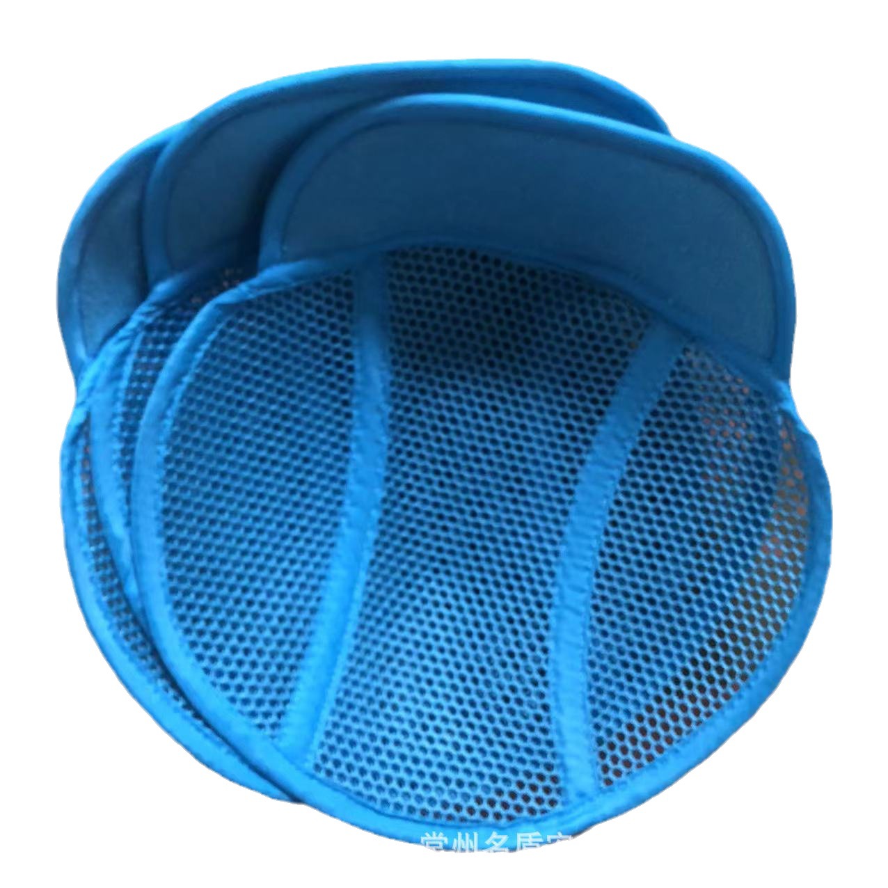 Escudo brillante casco azul pegatinas forro azul sitio de construcción Protección Laboral respirable ventilación absorbente de sudor lavable verano