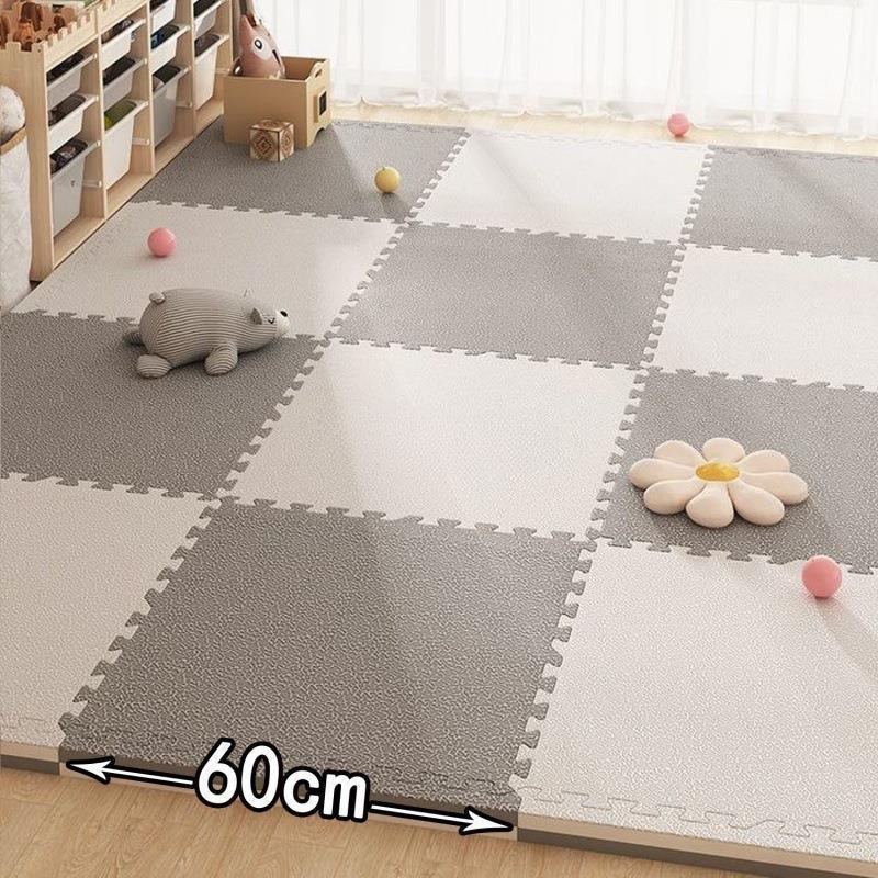 Foam Floor Mat Thick Carpet Stain-Resistant Climbing Mat Splicing Floor Mat Living Room Crawling Mat Baby Category