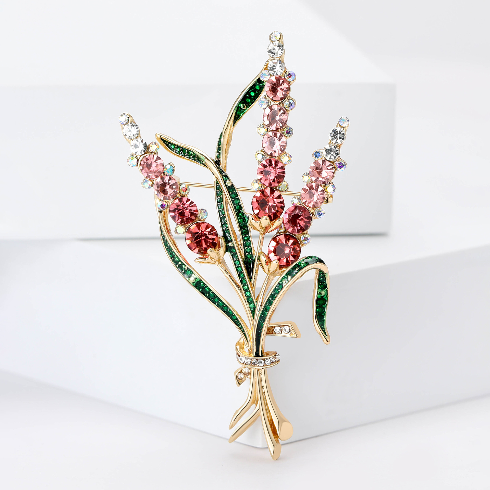 Broche vintage para mujer, pin de perla y cristal para abrigos_voghion.com