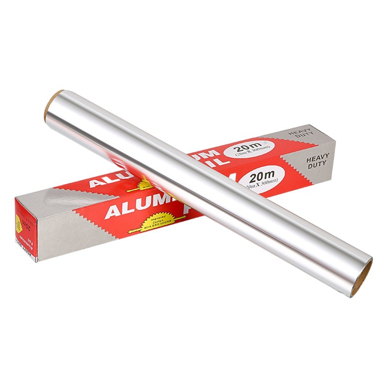 Papel de aluminio desechable grueso para hornear – Antiadherente, ancho 30 cm, apto para horno y parrilla.