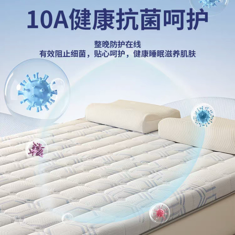 Nuevo colchón de esponja de látex plegable, colchón de dormitorio para el hogar, colchón de dormitorio para estudiantes, colchón de esponja antibacteriano