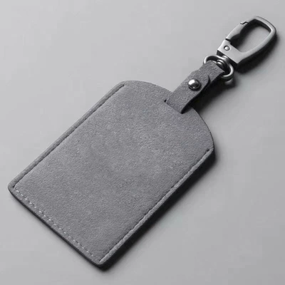 Car Key Buckle BYD Car Car key bag - byd-blue-gray-metal-square-buckle